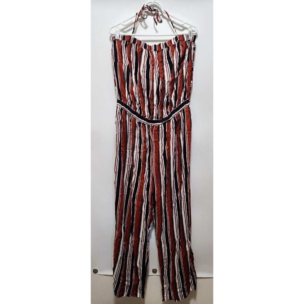 LOVE by Chesley Braun Black Striped Romper Size 3X - Picture 2 of 13